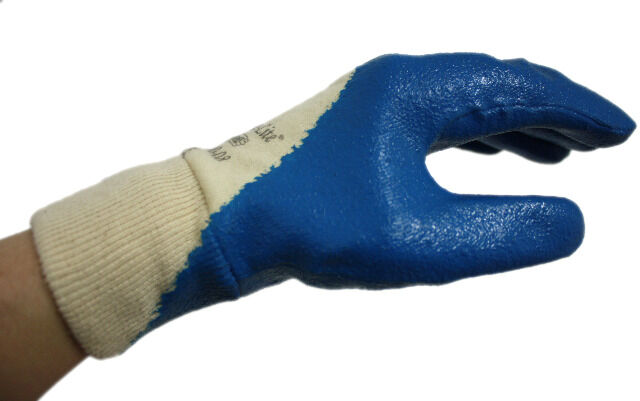 Arbeitshandschuh  BW-Nitril, Gr. M + L  für Garten - Schutz, Handwerk - Outdoor