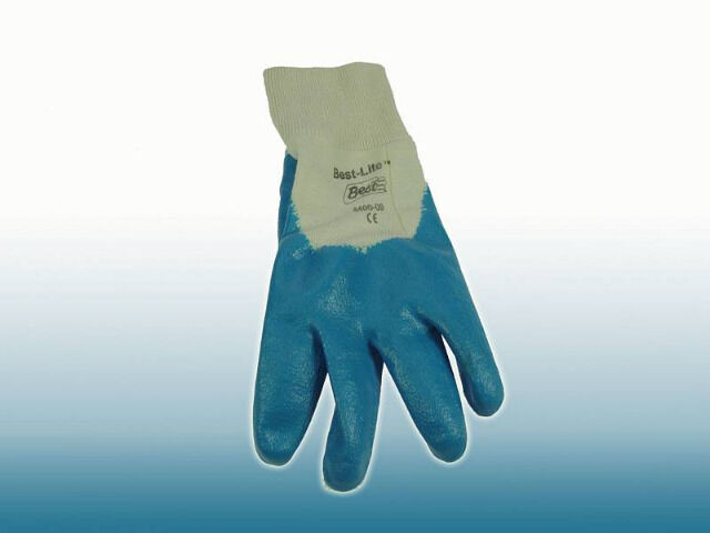 Arbeitshandschuh  BW-Nitril, Gr. M + L  für Garten - Schutz, Handwerk - Outdoor