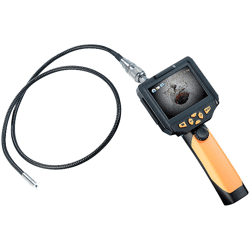 Somikon 2 Meter HD-Endoskop-Kamera EC-200.hd, 8,2 mm mit Monitor & Aufnahmefunktion Schwanenhals Kamera wasserdichte, wasserdichtes