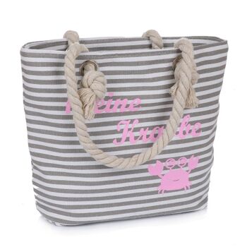 Xs Shopper Kleine Krabbe Kleiner Seestern Tasche Maritim Streifen Restposten De