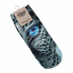 SO-L220 Motiv Socken multicolor Leopard Auge