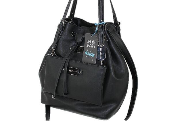 Damen Handtasche Schultertasche Umhängetasche Tasche Restposten Schwarz