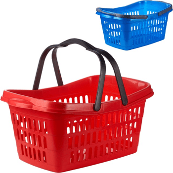 28-376000, Wäschekorb 32 Liter, Transportkorb, Einkaufskorb, mit Henkel