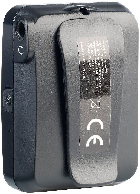 VR-Radio Pocket-Mini-Radio-Clip mit DAB/ DAB+ Empfang, RDS, Akku, Taschenradio FM Radio Player unterwegs tragbar Digital Digitalradio HiFi 