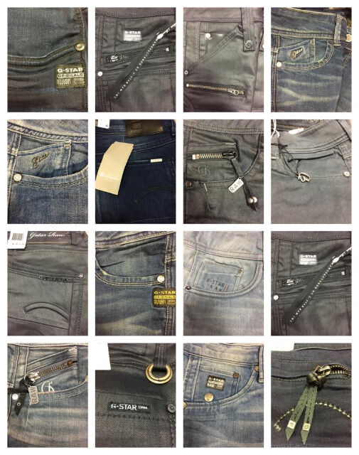G-Star Jeans Ladies Brand Pants Brand Jeans Mix Remaining Stock Fashion