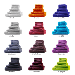 Badetücher Gr. 100x150 cm in ca. 500 g/m², 100% Baumwolle, **Premium Qualität**