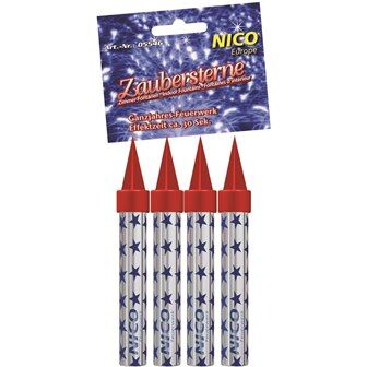 Zaubersterne 4er a 30 Sek  Eisfontäne  f. Catering, Party, Feuerwerk