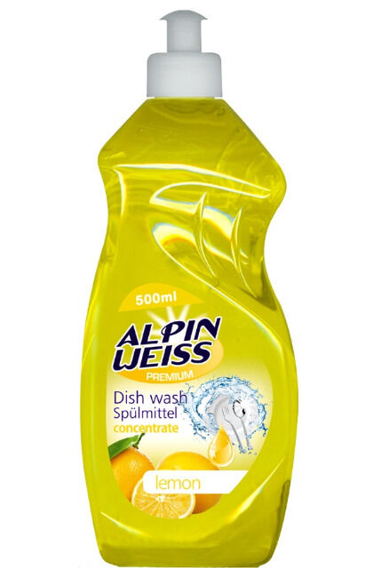 Geschirrspülmittel, Spülmittel ALPINWEISS 500ml, Dishwashing liquid