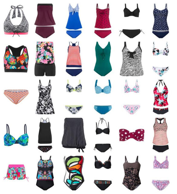 Damen Bademode Restposten Tankinis Bikinis Badeanzüge Strandmode Mix
