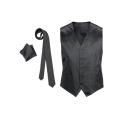 Men's vest tie scarf set business fashion suit remaining stock