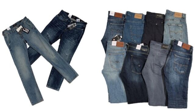 Guess Jeans Herren Marken Hosen Markenjeans Mix Restposten