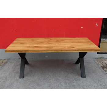 Esstisch Massivholz + Metall Gestell 200x100cm (15691033 ...