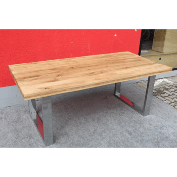 Esstisch Massivholz + Metall Gestell 200x100cm (15691039 ...