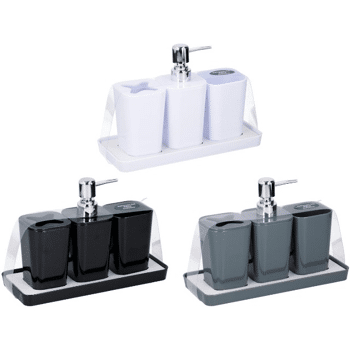 28 059983 Badezimmer Set 4 Teilig Mit Seifenspender Usw