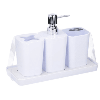 28 059983 Badezimmer Set 4 Teilig Mit Seifenspender Usw