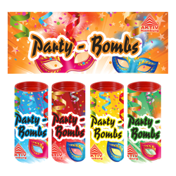 Party Bombs 4x Tischfeuerwerk f Party und Feste Kinderfeuerwerk