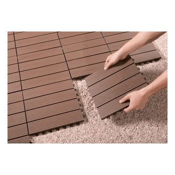 12 Paletten mit Neue Klickfliese WPC 30x30 cm (15706627) Restposten.de