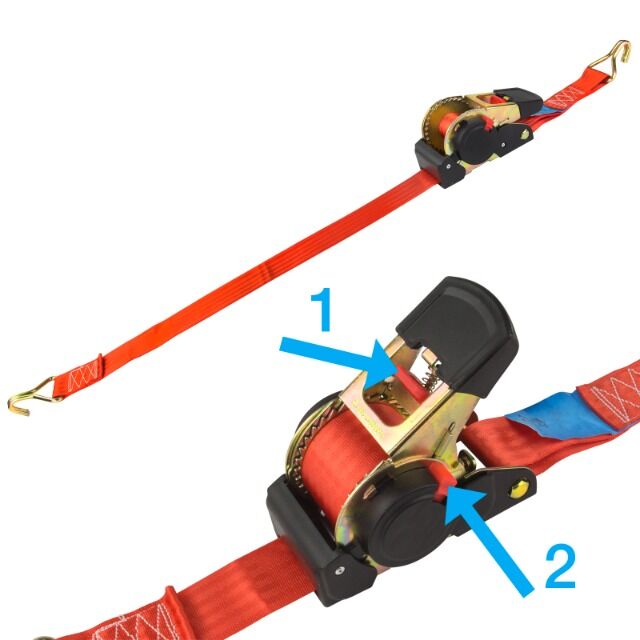 Automatik Zurrgurt 4,5 m x 50 mm 750 kg