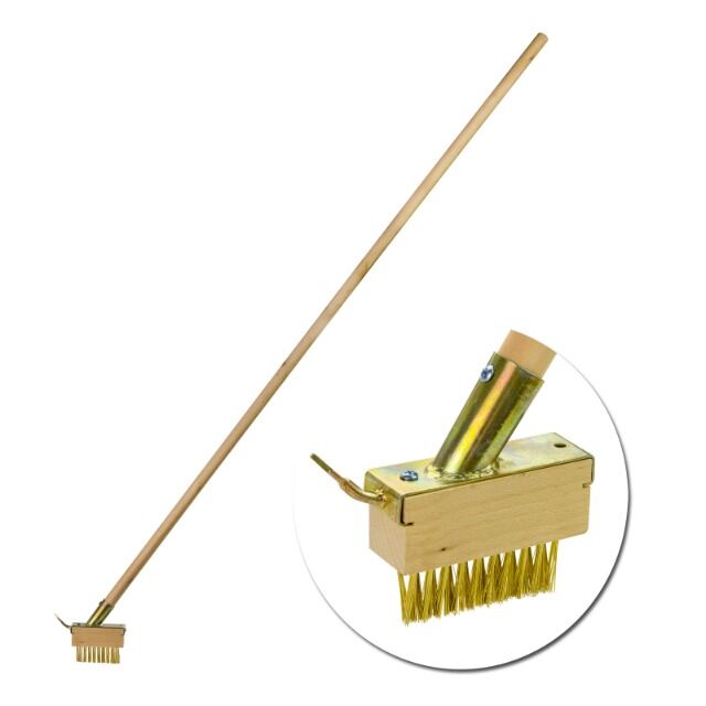 Fugenbürste mit Metalldorn und Stiel