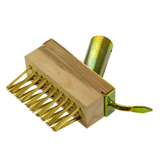 Fugenbürste mit Metalldorn und Stiel