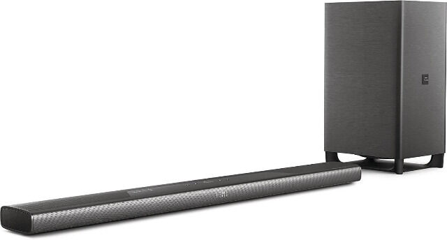 Philips Fidelio B8 Soundbar u. kabelloser Subwoofer mit Dolby Atmos 5.1.2, Ambisound, Bluetooth, NFC Lautsprecher Heimkino Surround