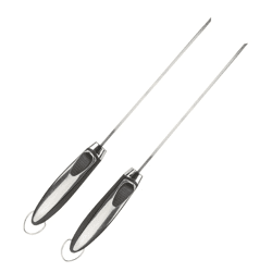 Edelstahl Spieß 49,5 cm 2 tlg.
