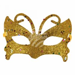 Maske Masken Karneval Fasching Schmetterling gold