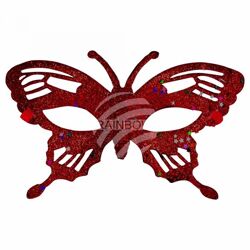 Maske Masken Karneval Fasching Schmetterling rot