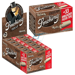 Smoking Brown Rolls 24er Box mit Tips