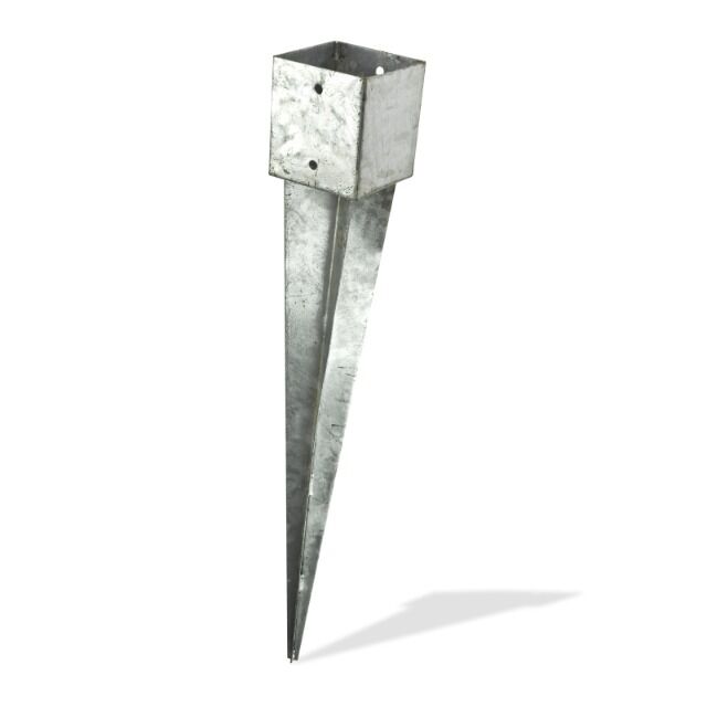 Pfosten - Einschlagbodenhülse 121x121x900