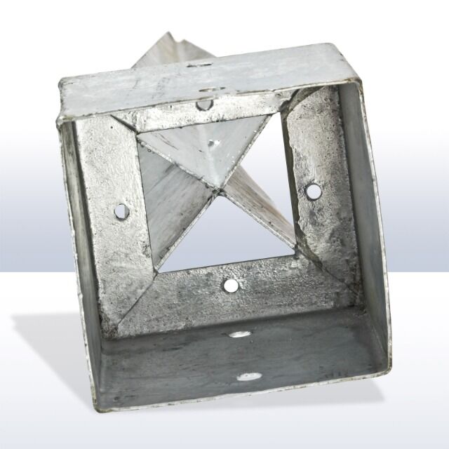 Pfosten - Einschlagbodenhülse 121x121x900