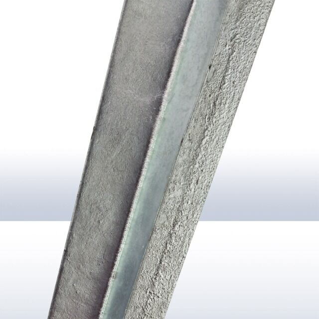 Pfosten - Einschlagbodenhülse 121x121x900