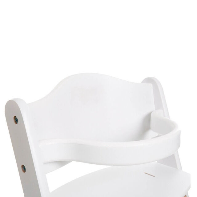 Fillikid Hochstuhl MAX in Weiß Kinderstuhl Kindersitz Holz Esstisch Stuhl Kinder Baby Kleinkind Sitzerhöhung