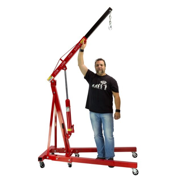 Werkstattkran / Motorheber bis 2000 kg klappbar