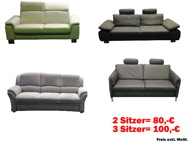 2 & 3 Sitzer Sofa ab 80€