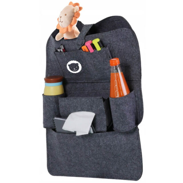 Lionelo Organizer Tasche für KFZ Kopfstütze Kind Baby Stauraum für Autositz Ordnung Aufbewahrung Rückenlehnenschutz
