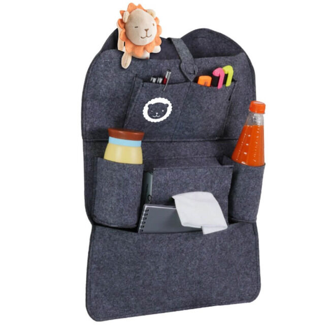 Lionelo Organizer Tasche für KFZ Kopfstütze Kind Baby Stauraum für Autositz Ordnung Aufbewahrung Rückenlehnenschutz