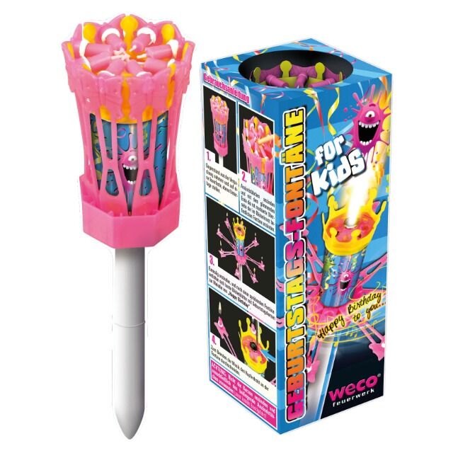 Geburtstagsfontäne Jugendfeuerwerk