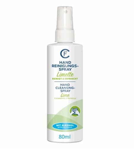 Hygiene Reinigungs Handspray, 80ml ca. 70% Alkohol Gehalt Desinfektion Desinfektionsmittel Handdesinfektion