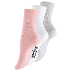 Damen BAMBUS Socken mit nahtloser Spitze in Pastelltönen