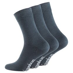 Unisex BAMBUS Socken mit nahtloser Spitze in dunkelgrau