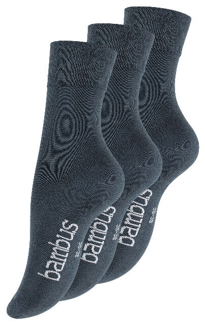 Unisex BAMBUS socks with seamless toe in dark gray
