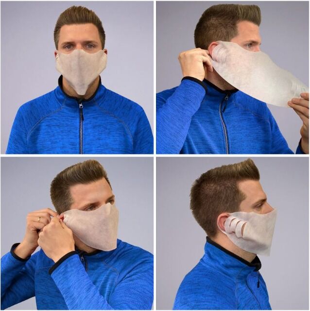 Behelfs-Mund-Nasen-Maske *