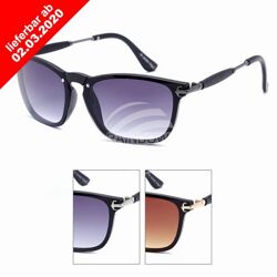 VIPER Sonnenbrille Retro Vintage Nerd schwarz