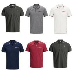 Jack & Jones Polos Herren Poloshirt Mix
