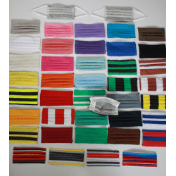 100 Stück Textil Design Masken Maske waschbar