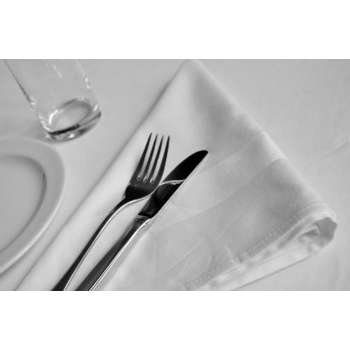 Damast Tischdecke weiß mit Atlaskante bei 95°C waschbar 130 x 170 cm edel und belastbar