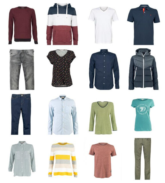 Tom Tailor Mode Damen Herren Kleidung Restposten Mix
