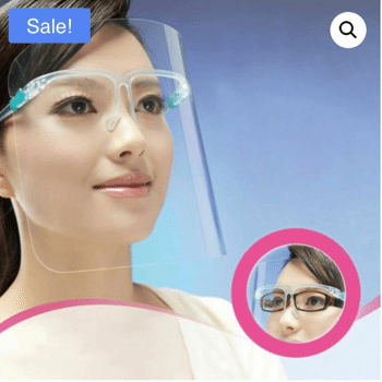 Anti-Spuck Face Shield Brille, Gesichtsvisier ...