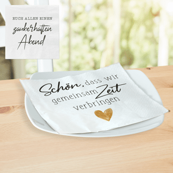 1764733, Servietten, Gäste mit Spruch, 20er Pack (15804898